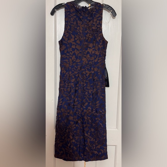 JS Collections DANA SCALLOPED MIDI DRESS - Picture 6 of 6